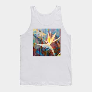 Bird of Paradise Abstract Tank Top